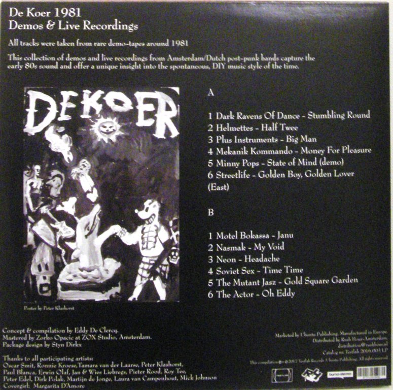 de Koer 1981 LP cover back